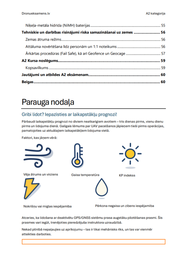 Drönarkort A2 Sverige – Komplett utbildningspaket med officiella provfrågor, svar och tydliga förklaringar