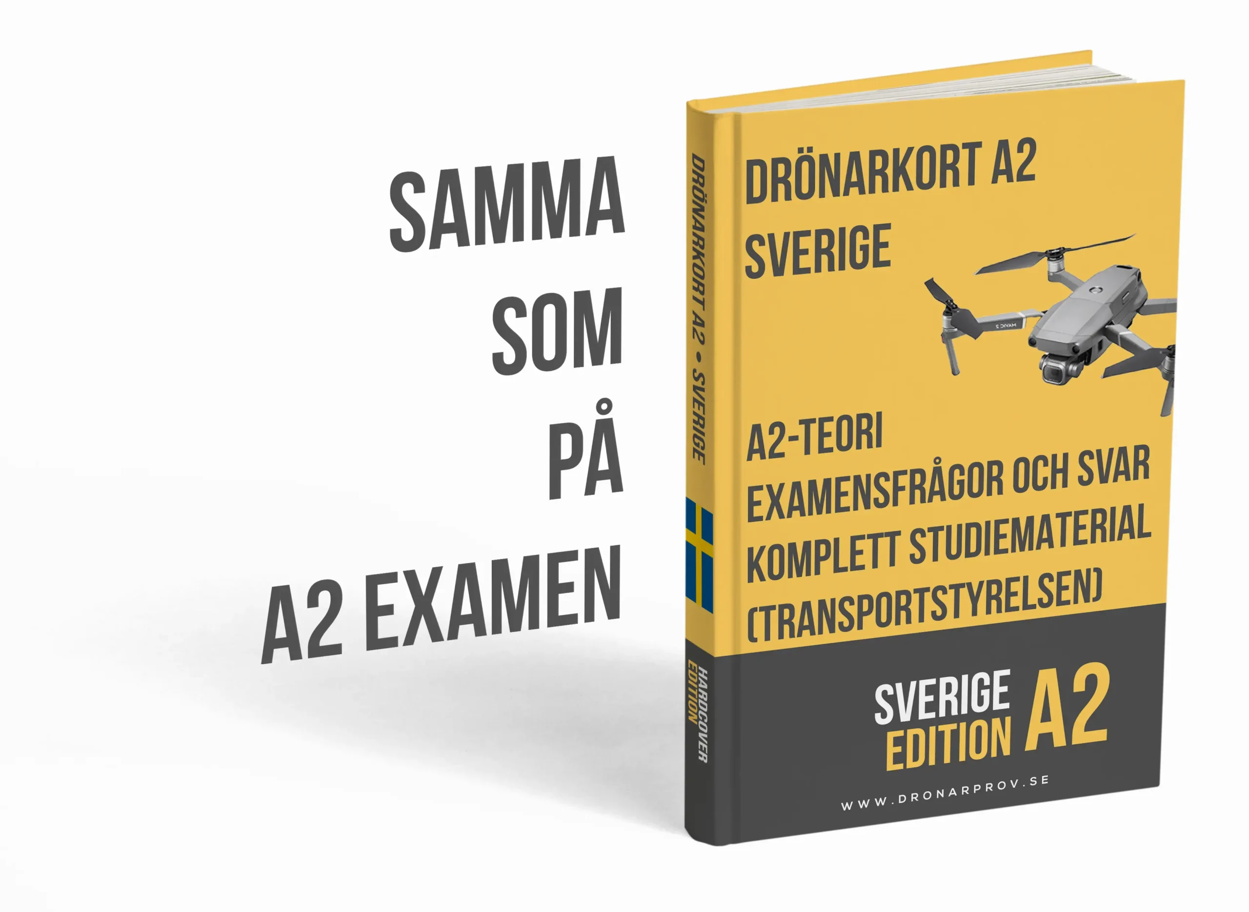 Drönarkort A2 Sverige – Fördjupad teori, komplett studiematerial och 500+ provliknande frågor och svar - Bild 3